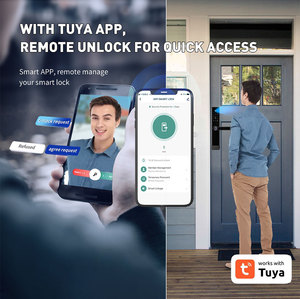 Smart Tuya controllo chiave chiave chiave chiave senza chiave con codice per accesso chiave Rfid App Digital Tuya Intercom Video Smart Lock - Product Image 5