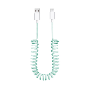 フォーカススパイラルカール編組タイプCUSBクリエイティブスプリングデータケーブル - Product Image 1