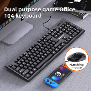JERTECH KM160 Guangdong Ordinary <strong>Simple</strong> Mous Office Wired Mouse and <strong>Keyboard</strong> <strong>Computer</strong> <strong>Keyboard</strong> Mouse Combos - Product Image 3