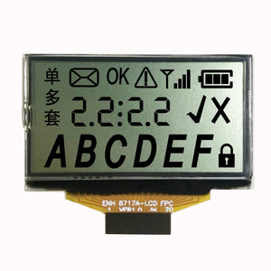 Personalizzato 7 segmenti 4 cifre display TN Transflettivo Positivo segmento lcd
