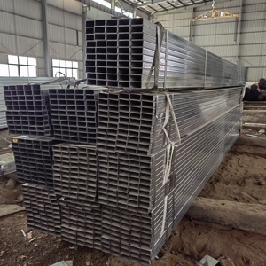 Q355热镀锌低碳钢方矩形管空心段输油管道切割冲孔加工 - Product Image 2