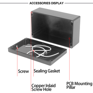 宁波工厂IP65定制彩色ABS PCB安装外壳外壳塑料防水电子接线配电箱 - Product Image 2