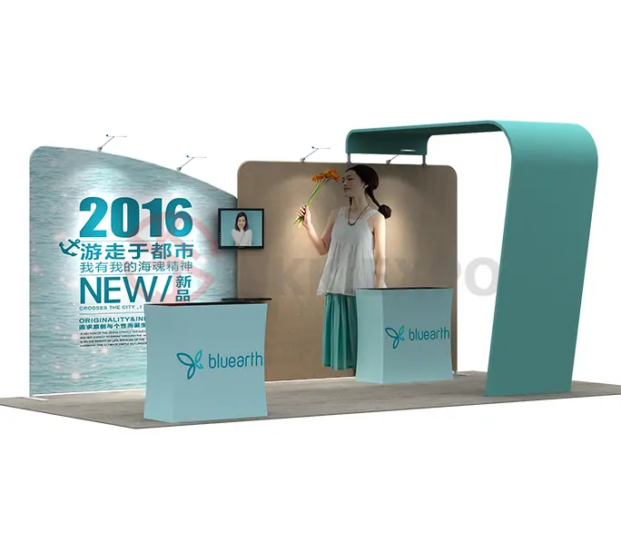 promotion exhibition pop up portable stand exhibit displays