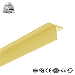 Long Lasting Durability Durable Easy to <strong>Install</strong> Aluminum <strong>T</strong> <strong>bar</strong> Anodized Gold Extrusion Profile - Product Image 3