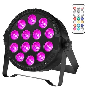 Luce Par 4 in 1 RGBW 14 led luce alta effetto palcoscenico luce DMX512 Master- Slave suono attivato con telecomando