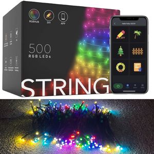 Hot Sale 50 100 <strong>150</strong> <strong>LED</strong> DIY Indoor USB String Lights <strong>RGB</strong> Magic APP Intelligent Remote Control String Lights Music String Light - Product Image 1