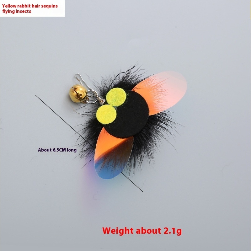 Insectes volants jaunes
