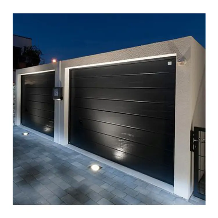 Yüksek kaliteli iç ev alüminyum Bi kat garaj kapısı alüminyum kapılar otomatik kullanılmış satış
