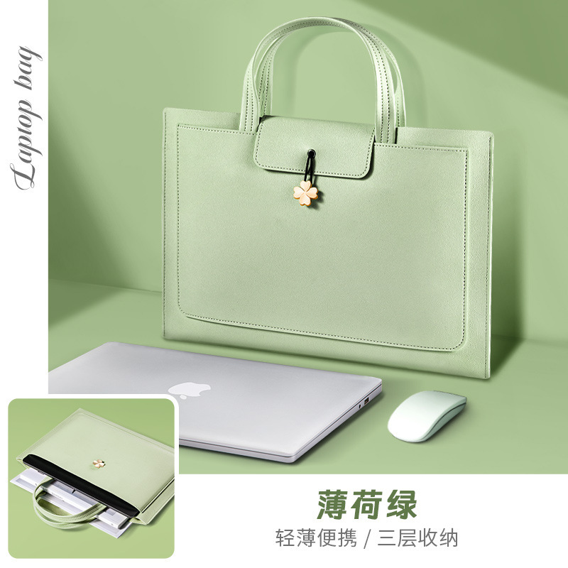14 bolsas de almacenamiento de tres capas-verde