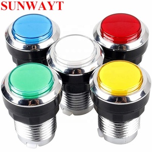Zero Delay Arcade Cabinet DIY Kit for 5V LED Chrome Push Button Joystick 1 &amp; 2 Player COIN Button USB to PC / <strong>Raspberry</strong> <strong>Pi</strong> - Product Image 5