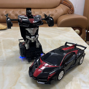 Dönüşümü RC araba Robot 2.4G akıllı Robot deformasyon tek bir tıklama deformasyon 1:18 ölçekli uzaktan kumanda araba dönüşümü - Product Image 6