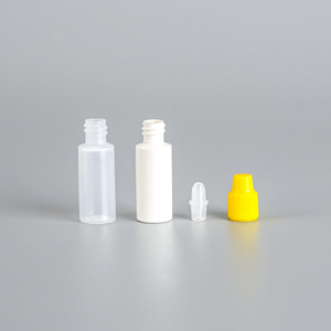Sorfa LDPE滴管瓶塑料药眼滴管瓶，带彩色盖子精确尖端 - Product Image 6