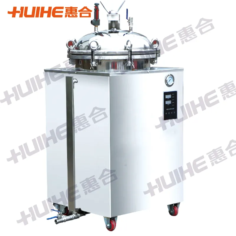 counter pressure retort autoclave for food with vacuum packaging film food sterilizer 50L/100L/150L