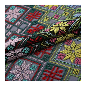 HA-15624B Neuestes Design Kleidungsstück Handarbeit Stickerei Designs mit Netzstoff istanbul Kleid - Product Image 1
