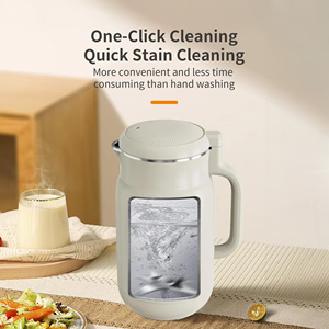 Süt Blender ev yapımı süt içermeyen suyu macunu 10 paslanmaz çelik bıçaklar 12 saat zamanlayıcı 8 in 1 somun süt makinesi - Product Image 6