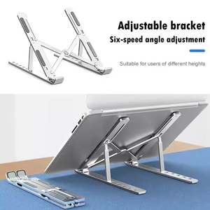 ODM Notebook Laptop Trípode Soporte Mesa Soporte de escritorio 50 Carton Notebook Soporte Plegable Aluminio Altura ajustable Aluminio - Product Image 5