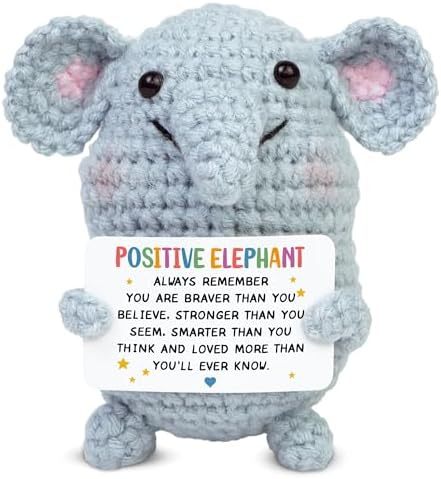 Blue positive elephant