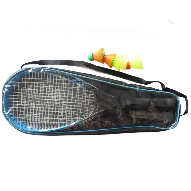 Conjunto de raquete de badminton turbo, liga de alumínio de alta qualidade, velocidade com obturador