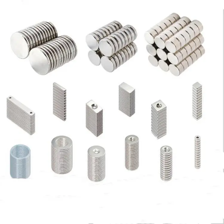 คุณภาพดี N30 N33 N35 N38 N40 N42 N45 N48 N50 N52Strong ถาวร Block NdFeB Neodymium แม่เหล็กวัสดุ