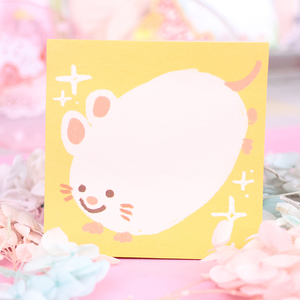 Tùy Chỉnh Tự Dính Lưu Ý Giấy Sticker Dễ Thương Vuông Hình Dạng Văn Phòng Phẩm Memo Pad Với Thiết Kế Cá Tính Cho Việc Ghi Chú Nhanh Chóng - Product Image 1