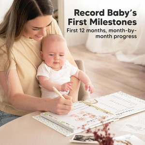 Custom Baby First Year Journal Memory Book <strong>Memoir</strong> Record Notebook Printing for Baby - Product Image 5