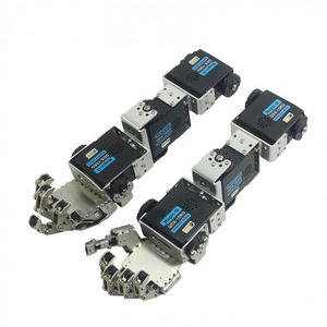 Humanoid <strong>Robot</strong> Left Hand Right Hand <strong>Arm</strong> with Fingers Manipulator &amp; <strong>Servo</strong> for DIY Robotics - Product Image 1