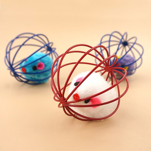 Popping เมาส์ในกรงหนูบ้านแมวของเล่นแมวสมาร์ทแบบโต้ตอบลูกบอลกลิ้ง - Product Image 2
