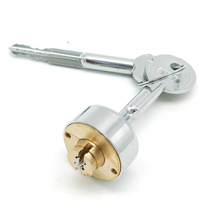 High Security Cross <strong>Key</strong> Brass Cylinder <strong>Lock</strong> for Hotel Safe Box with 2 Iron Cross <strong>Keys</strong> - Product Image 3