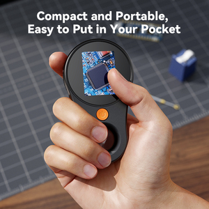 Mini microscopio portátil OEM 500X para estudiantes con función de guía de voz, herramienta de ciencia moderna recargable por USB, microscopio para niños - Product Image 2