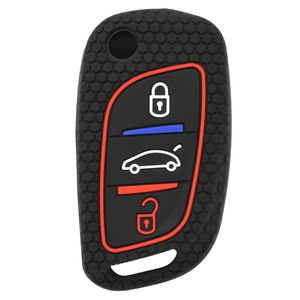 เคสกุญแจรถพับได้3ปุ่มสำหรับ H-yundai Solaris Verna Elantra Santa Fe I10 I20 I30 I35 I40 IX45 IX35 - Product Image 2