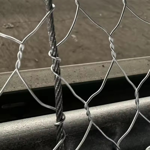 Cestino del gabbione di protezione con rete metallica esagonale per muro di sostegno in pietra gabbione - Product Image 3