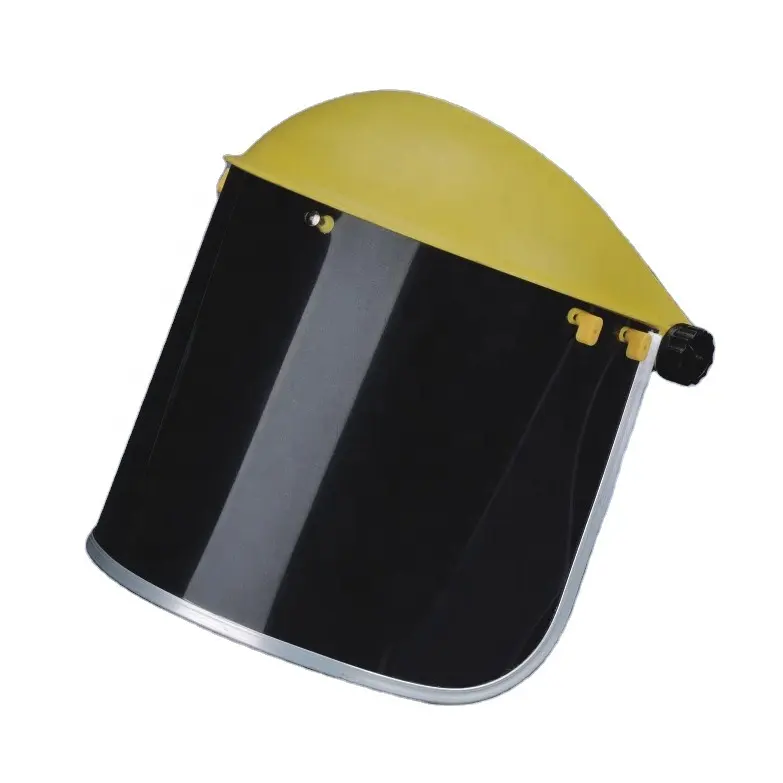 Protector facial de seguridad, malla, Media casco, CE
