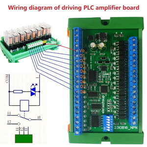 DC12V-24V 23 ioa08 8CH ingresso NPN/PNP e 8CH NPN 300MA uscita a relè a stato solido modulo Modbus Rtu RS485 IO - Product Image 5