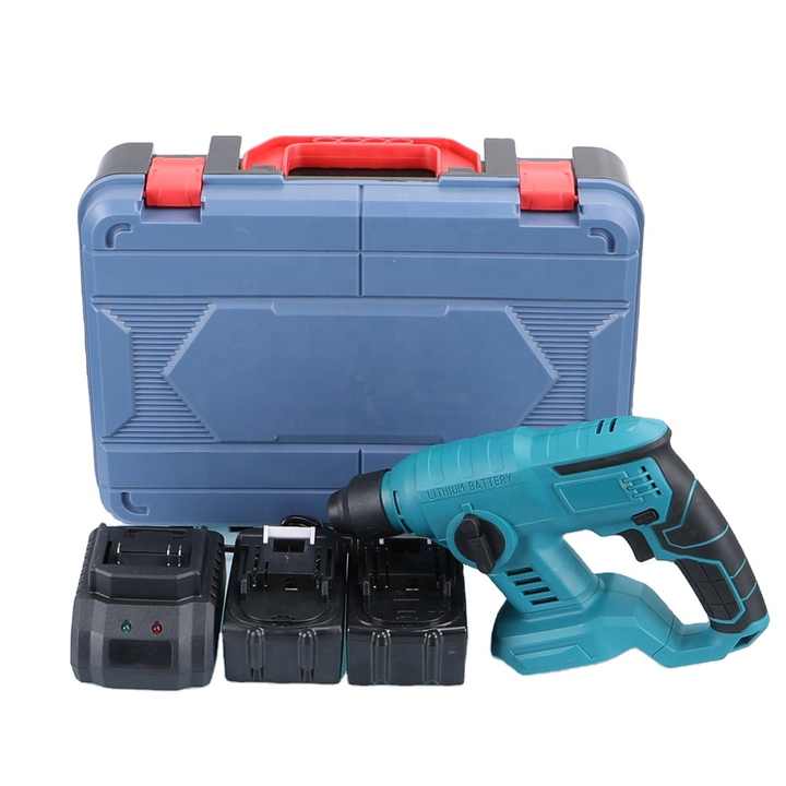 China Wholesale OEM 21V Rechargeable Lithium 22mm Electric Hammer Drill High Toque 26mm Rotary Hammer Drill