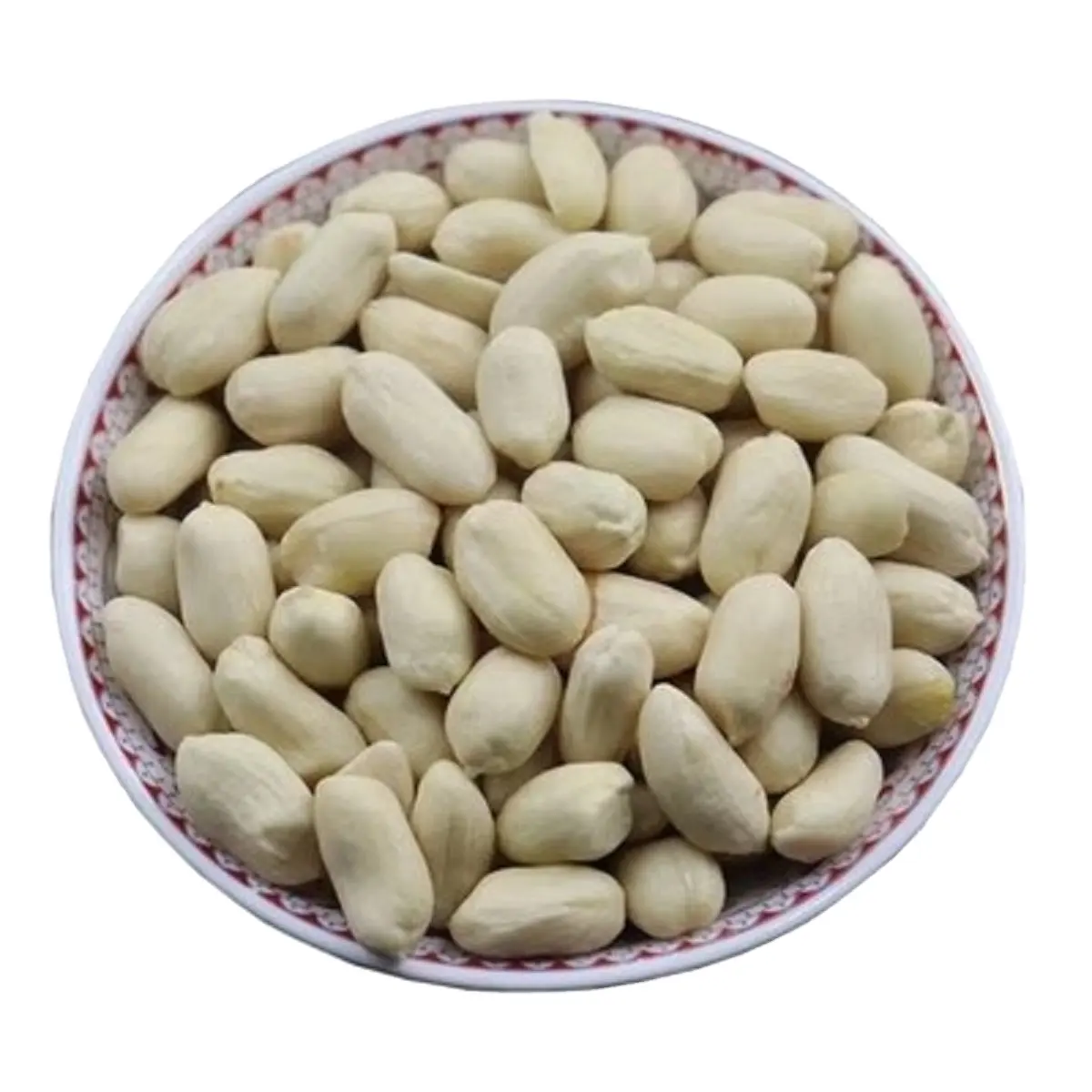 Cacahuetes de piel roja y blanqueados de origen chino, todos los frutos secos, granos de cacahuete procesados crudos 24/28