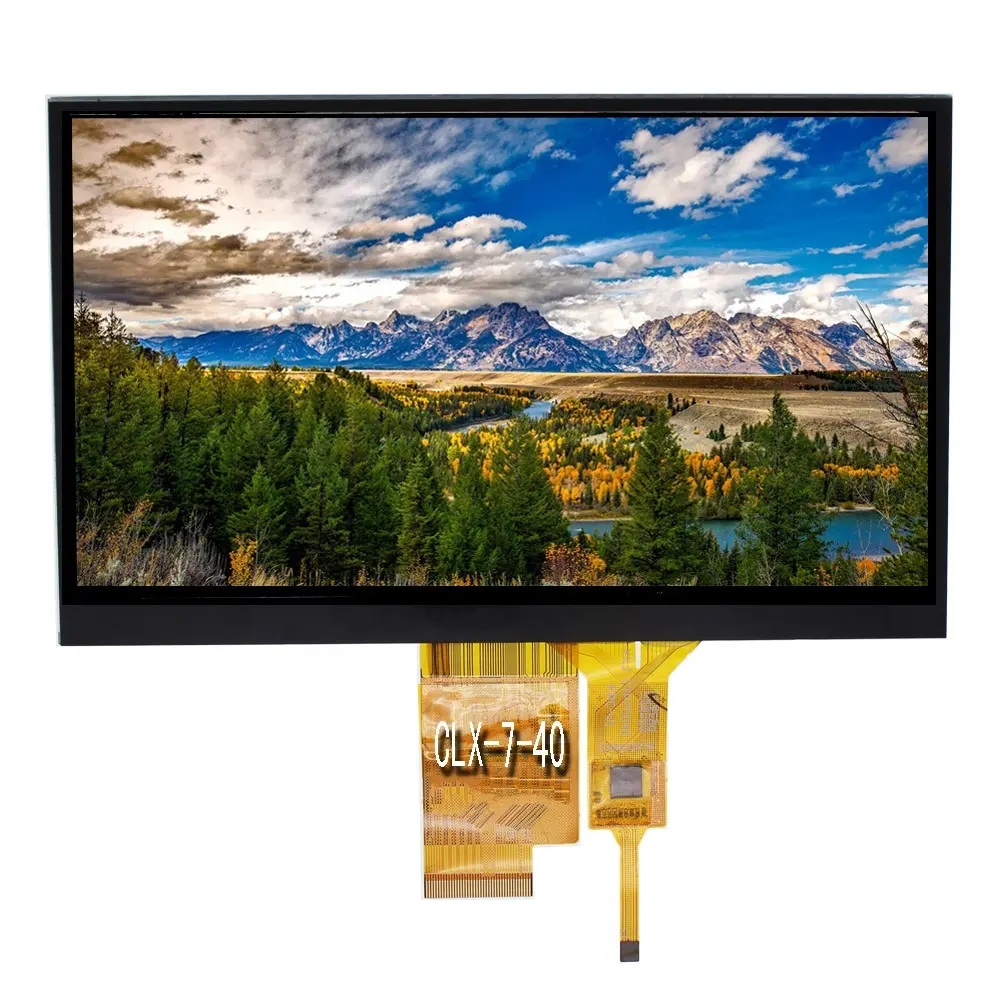 커패시턴스 터치 패널 7 인치 tft LVDS 1024x600 40pin lcd 디스플레이 스크린 모듈