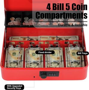 组合密码锁迷你金属储钱柜硬币储钱箱和工具箱组合