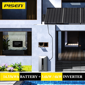 All-in-<strong>One</strong> LiFePO4 Solar Hybrid Inverter Battery System 14.33kWh UL Certified Off-Grid ESS 6x <strong>Parallel</strong> - Product Image 2