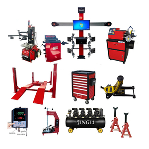 Full Set 3D Wheel Alignment Equipment for 4T 5T 6T 10Ton 4 Post Car Lift Workshops Tyre Changer and Wheel Balancer
