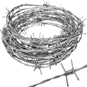 Selling Different Types of Boundary <strong>Protection</strong> Nets With Barbed Wire Mesh - Product Image 2