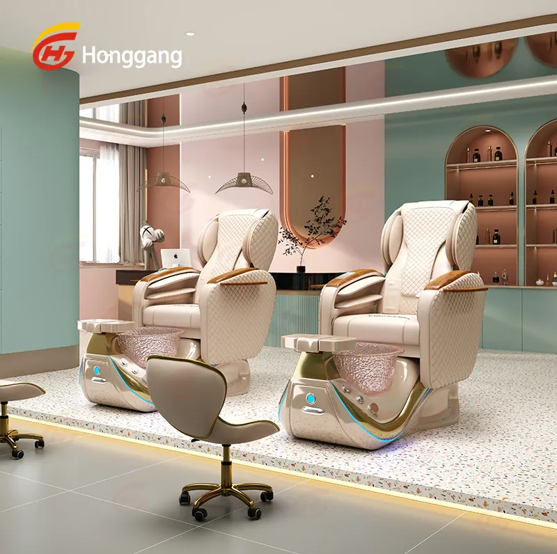Moderno melhor luxo salão profissional manicure massagem pé spa pedicure cadeira para salão de beleza