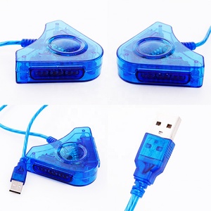 PS2至pc游戏的游戏控制器转换器游戏手柄适配器电缆PS3控制器的双端口1至2三角形适配器 - Product Image 5