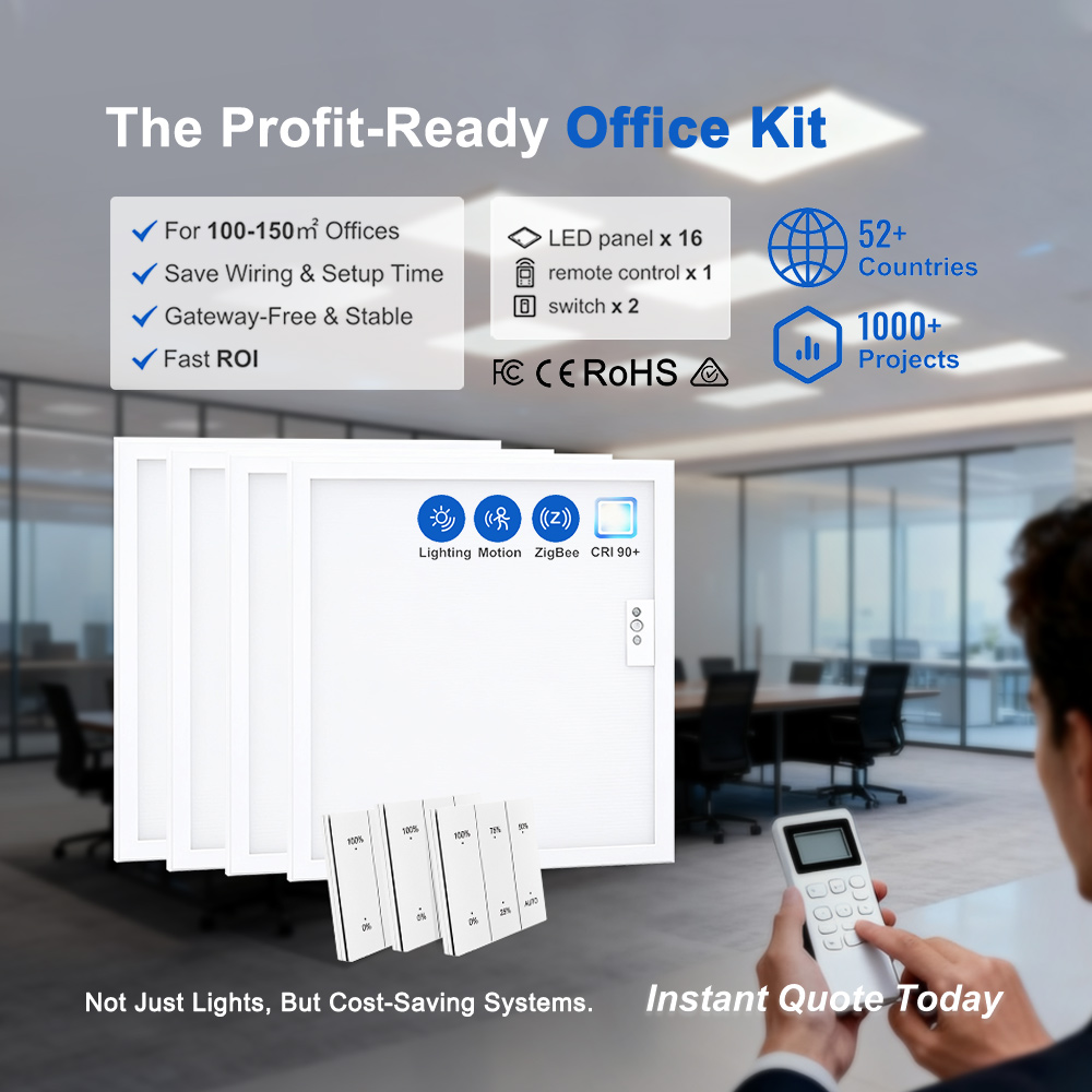 Office Starter Smart Kit: 16 Panels for 100-150㎡, Ready-to-Use
