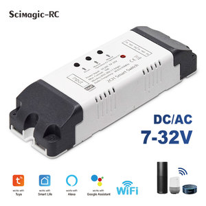 Tuya Smart Wifi Switch Modul 7-32V APP Fernbedienung Inching Self Locking Relay Sprach steuerung Alexa Google Home - Product Image 3