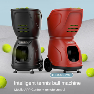 Lanciatore di palline da Tennis professionale completamente programmabile PT 9001 portatile con una lunga durata della batteria e opzioni di allenamento intelligenti - Product Image 3