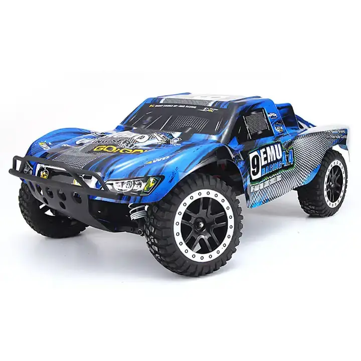 RC Hobi Modeli 1/10 Ölçekli Elektrikli 4WD 2.4G RC Kısa Kulvar Off Road Kamyon Araba