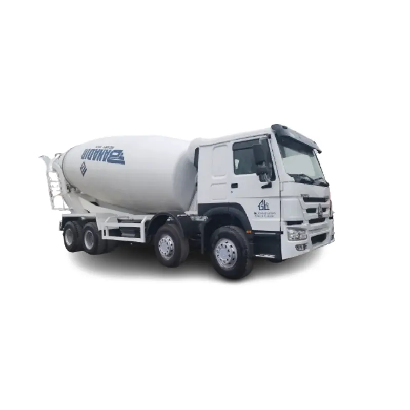 Ucuz fiyat kullanılan HOWO 8*4 375HP 14cbm ikinci el beton harç kamyonu satılık