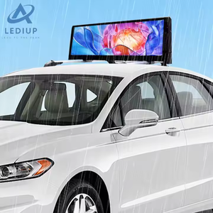 LEDIUP Taxi верхний светодиодный дисплей двухсторонняя прокрутка текстовое сообщение Автомобильный светодиодный вывеска экран - Product Image 3