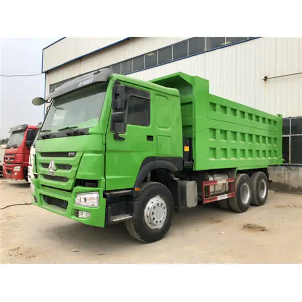 Camión de minería de 8x4 A7 Euro 2, camión volquete chino de 10 ruedas
