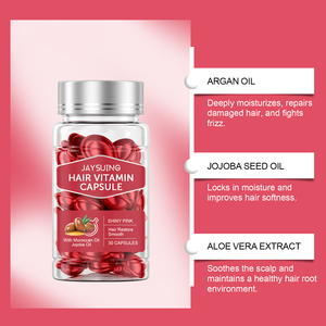 Özel organik saç bakımı büyüme takviyesi saç sakızlı vitamini biyotin ve çay ağacı yağı uçucu yağ kapsül - Product Image 4